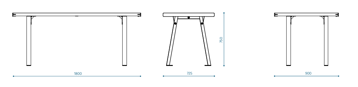 KLAAR Wood Tisch Mae