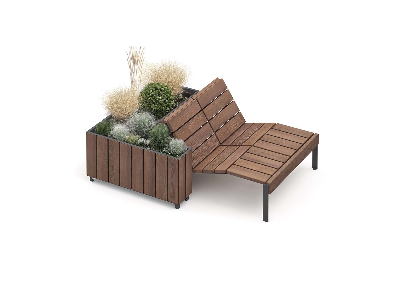 JADA Bankset 25 Tropenholz