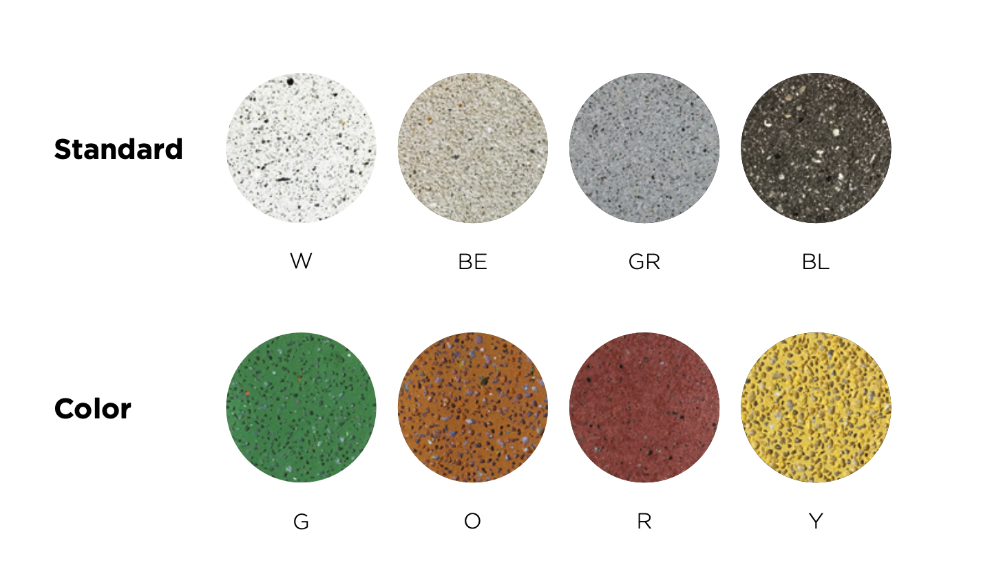 Beton Farbauswahl