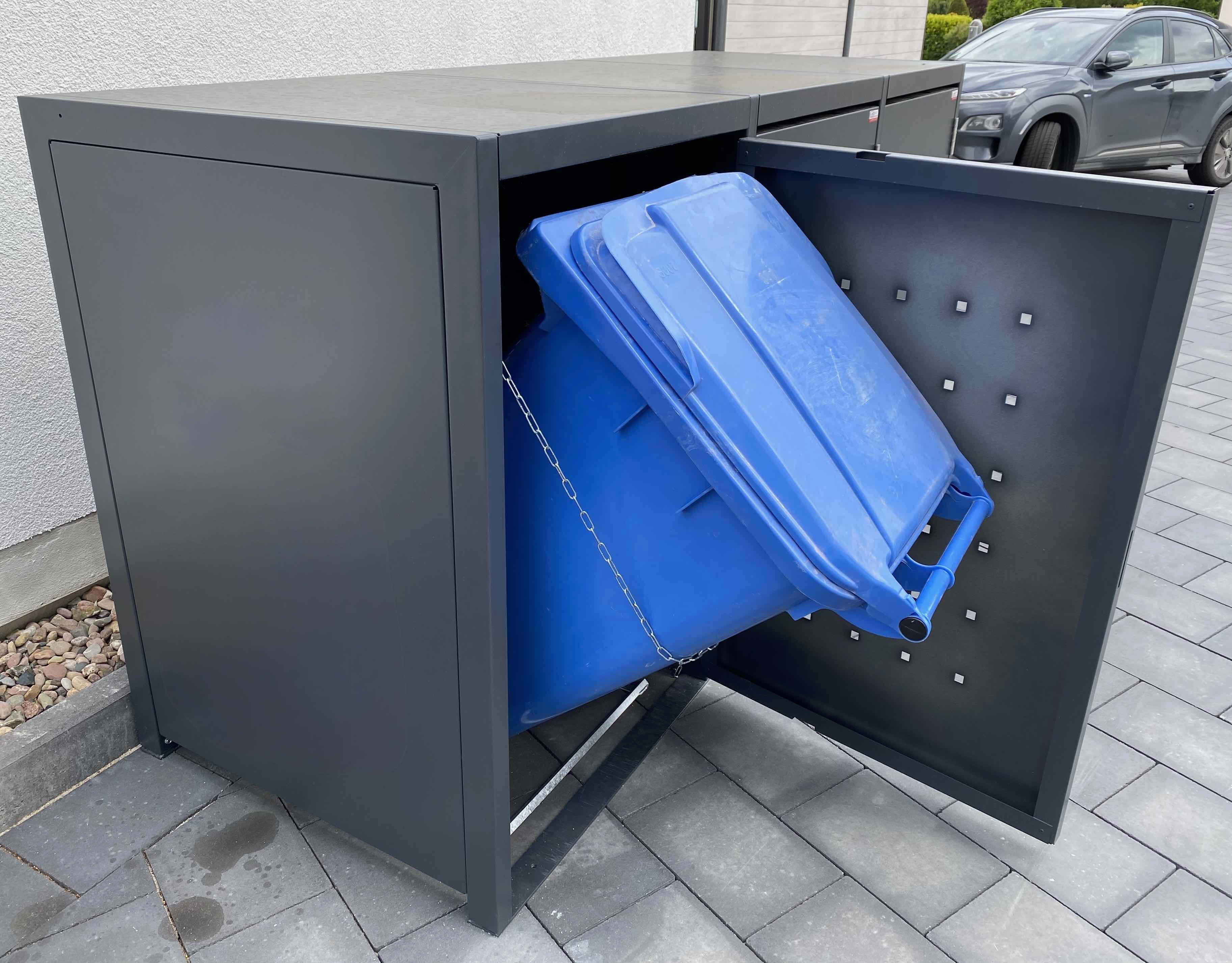 Mülltonnenbox ORIGINAL - Aufpreis Kippvorrichtung