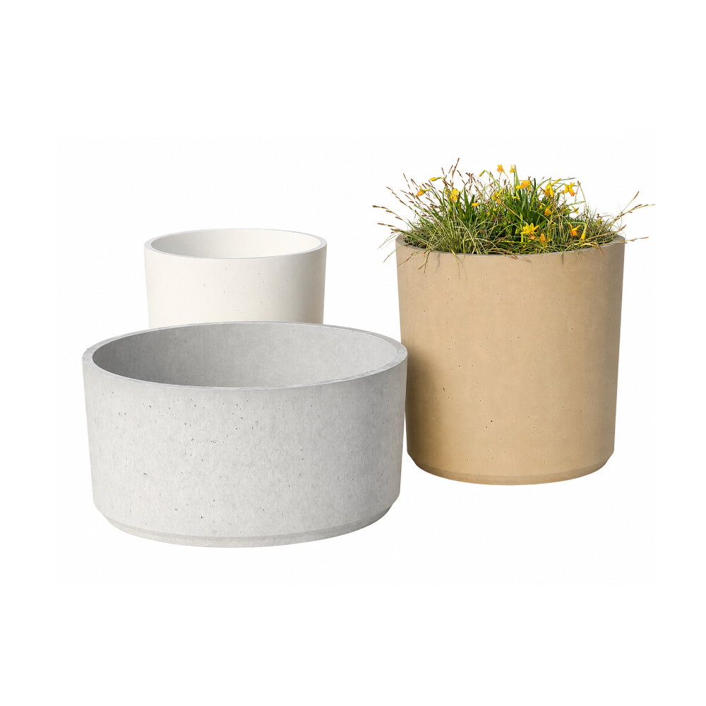 SIMPLE Beton-Pflanzkübel
