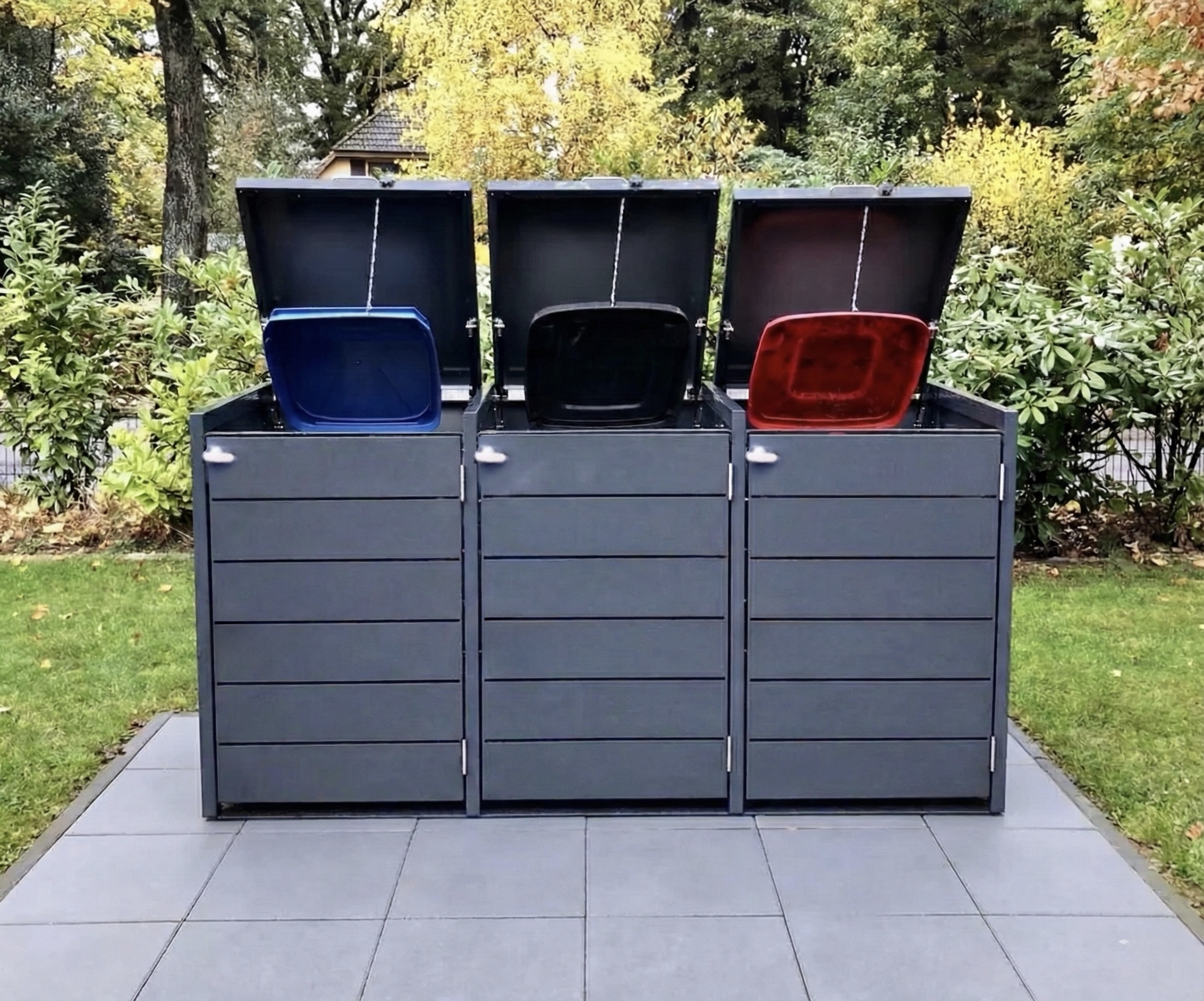 Mülltonnenbox ORIGINAL - Aufpreis Klappdeckel