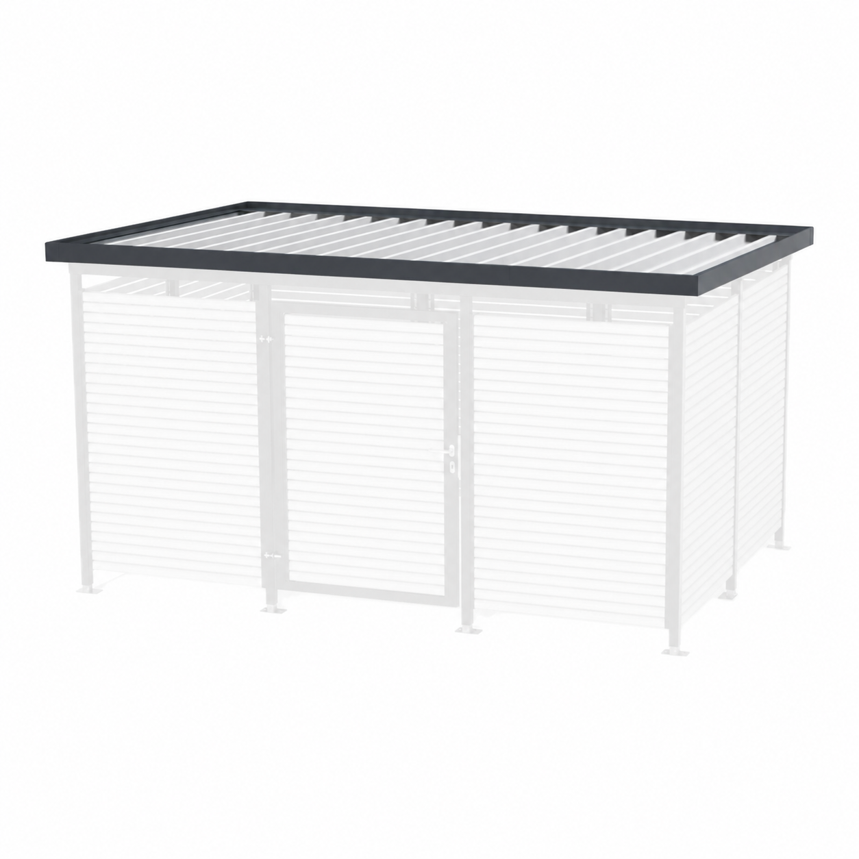 Dachumrandung 3.2 MultiFlex Müllcontainerhaus