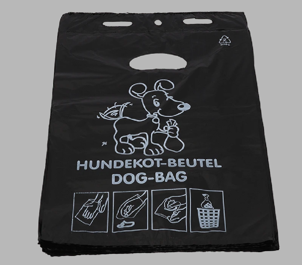 SIPU, ABF, Beutel für Beutelspender, schwarz, 4,5kg