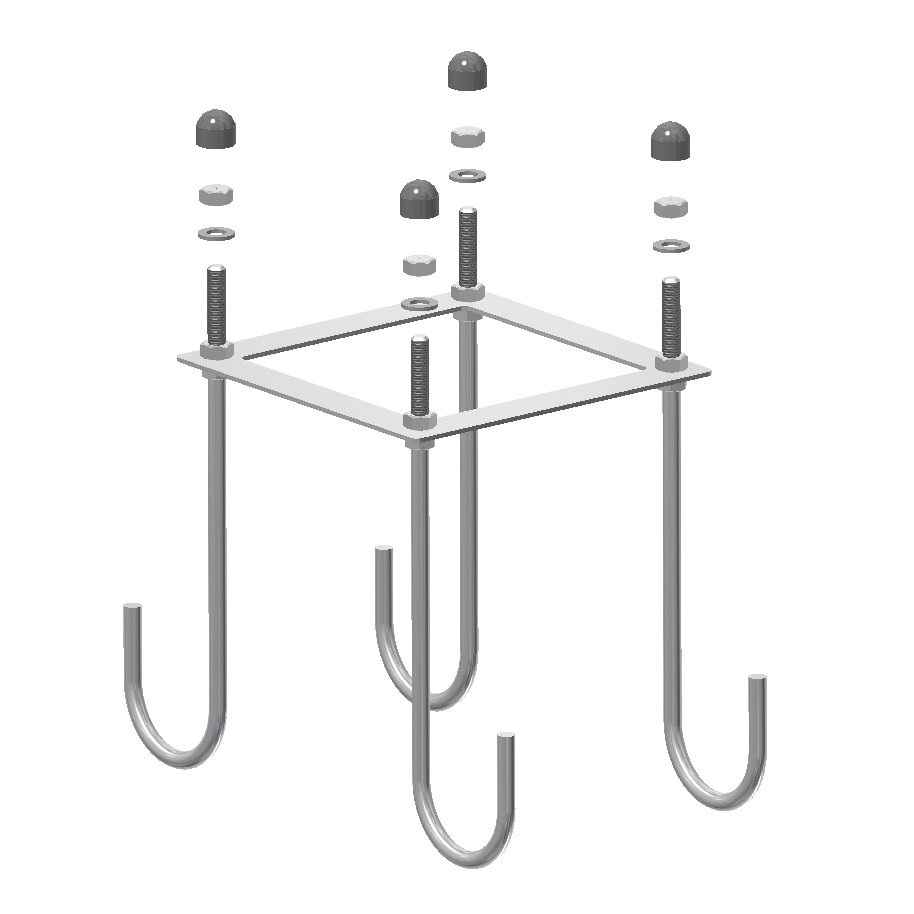 PITZE Montagekorb Hauptstütze 