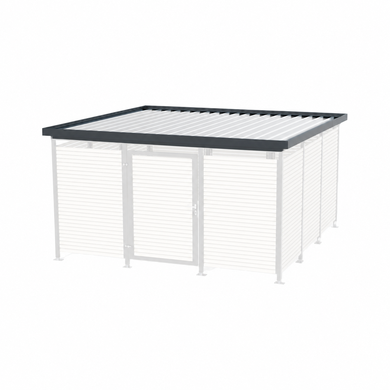 Dachumrandung 3.3 MultiFlex Müllcontainerhaus