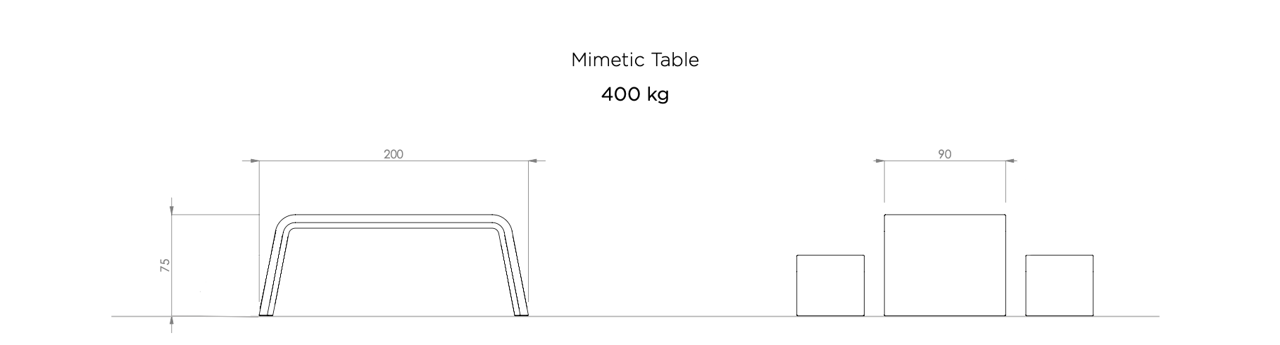 Mimetic Tisch Mae