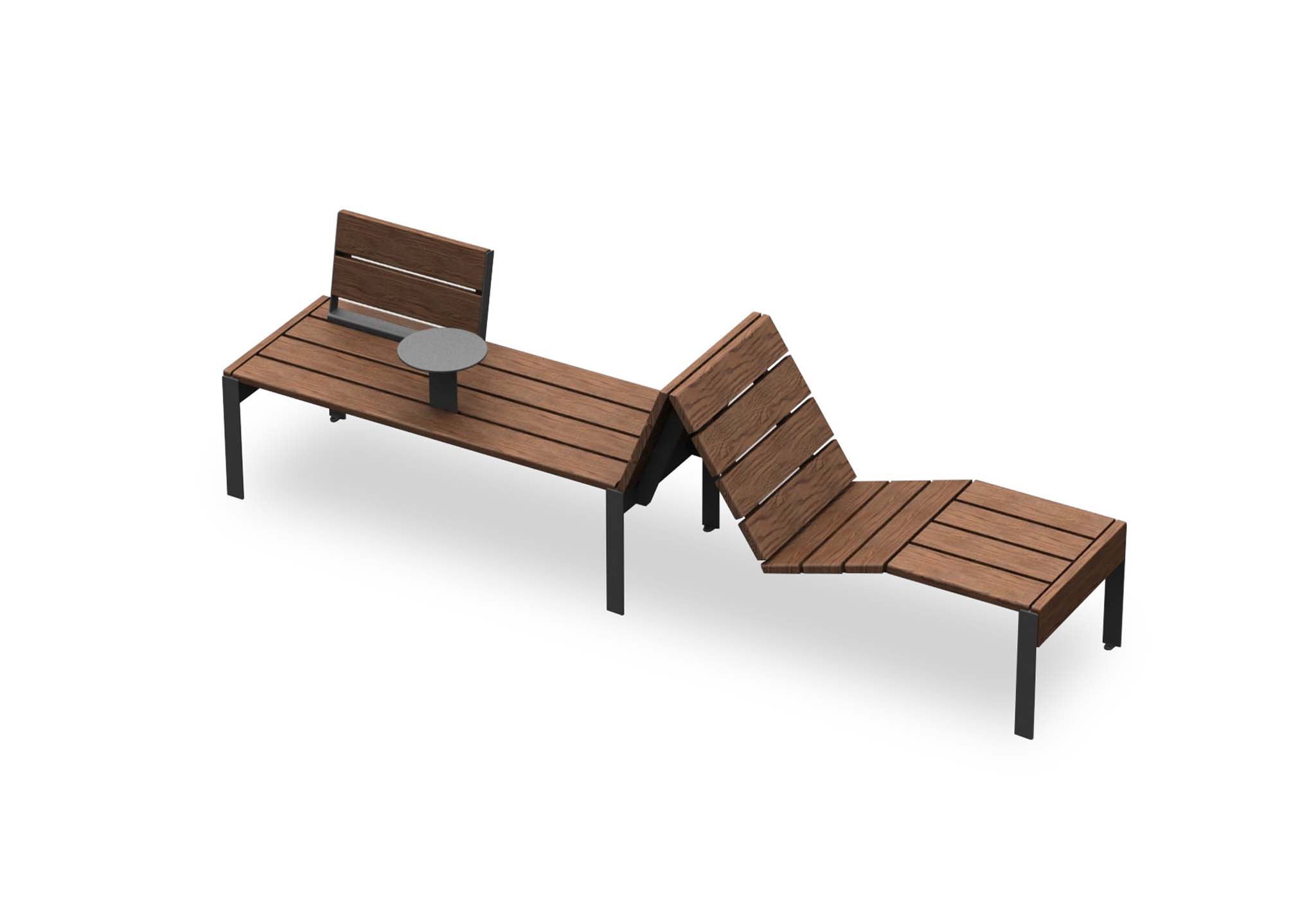 JADA Bankset 7 Tropenholz